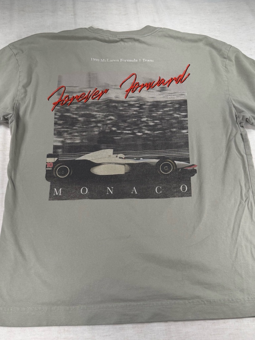 McLaren Forever Forward Monaco Graphic Tee - Sage Green